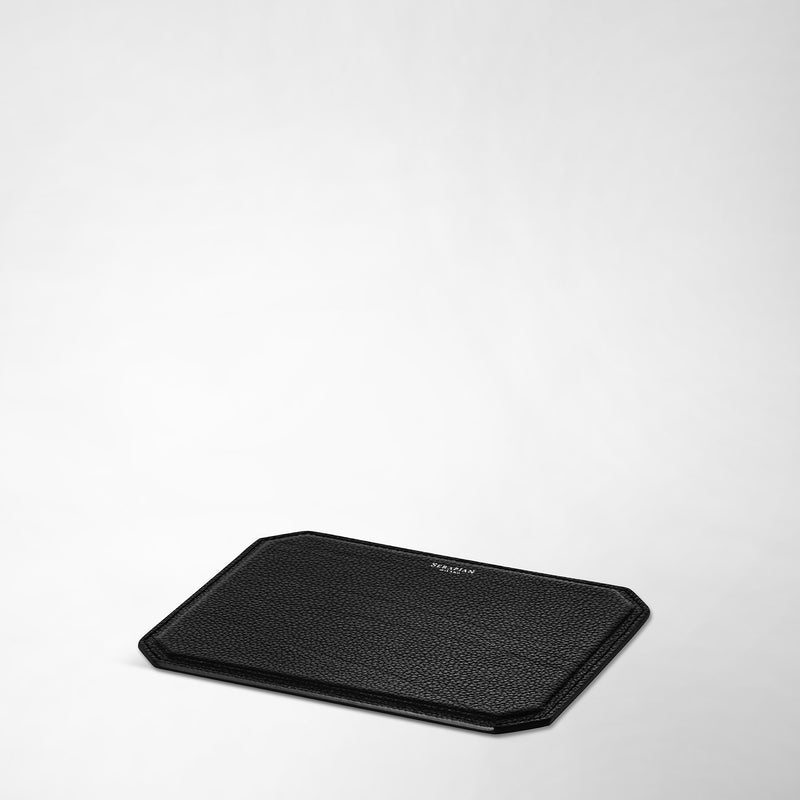 Serapian Mouse pad in cachemire leather black Promozione Limitata