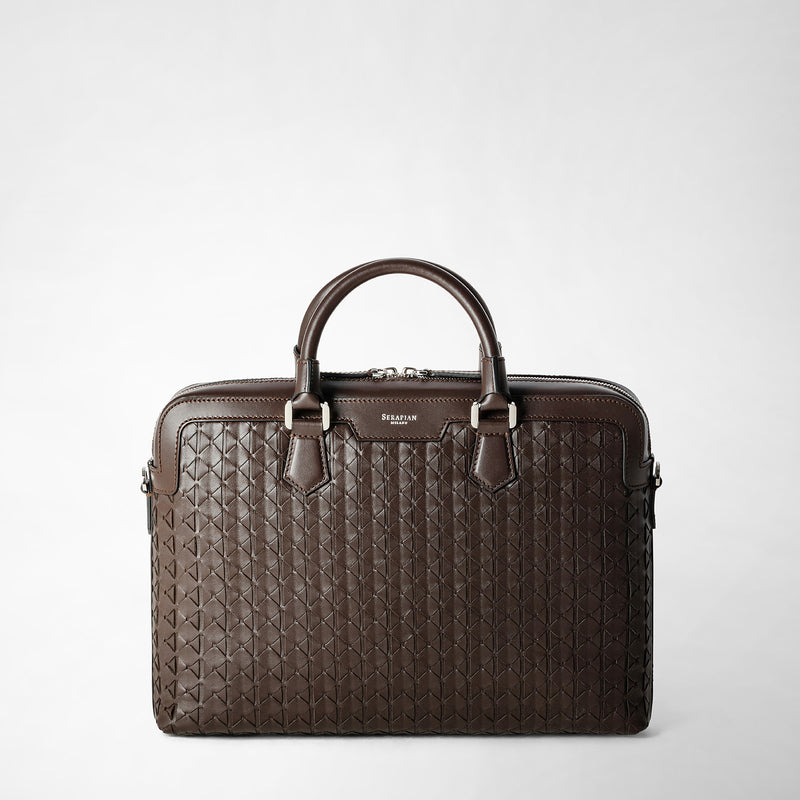 Serapian BORSA BUSINESS EXTRA SLIM IN MOSAICO Sconto