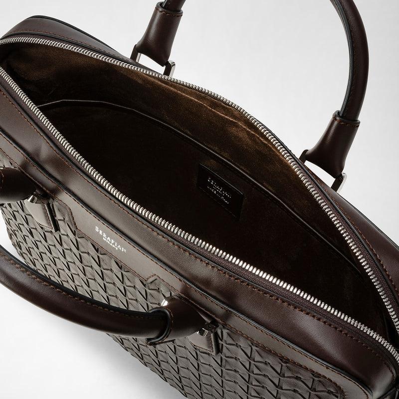 Serapian BORSA BUSINESS EXTRA SLIM IN MOSAICO Sconto