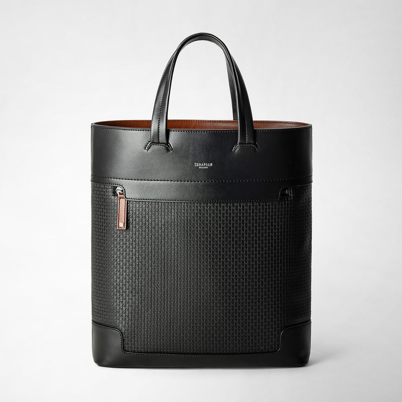 Serapian TOTE BAG VERTICALE IN STEPAN 72 Saldi Di Fabbrica