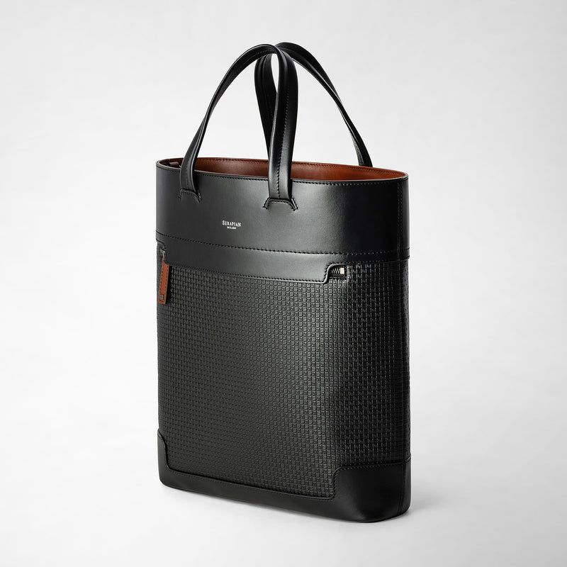 Serapian TOTE BAG VERTICALE IN STEPAN 72 Saldi Di Fabbrica