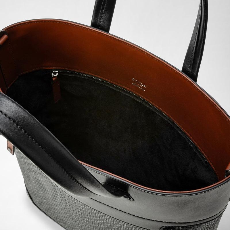 Serapian TOTE BAG VERTICALE IN STEPAN 72 Saldi Di Fabbrica