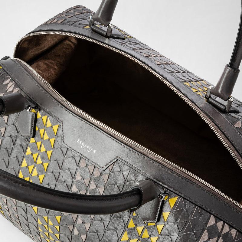 Serapian BORSA BUSINESS SLIM IN MOSAICO MESTIERI D'ARTE Moda
