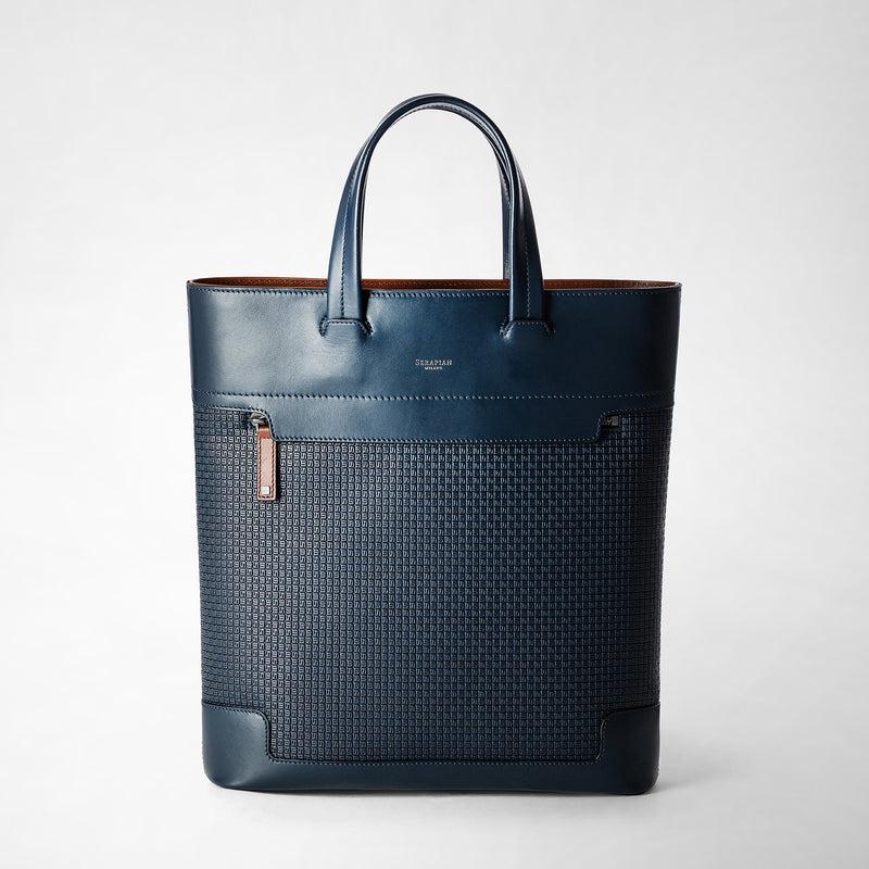 Serapian TOTE BAG VERTICALE IN STEPAN 72 Prezzo di fabbrica