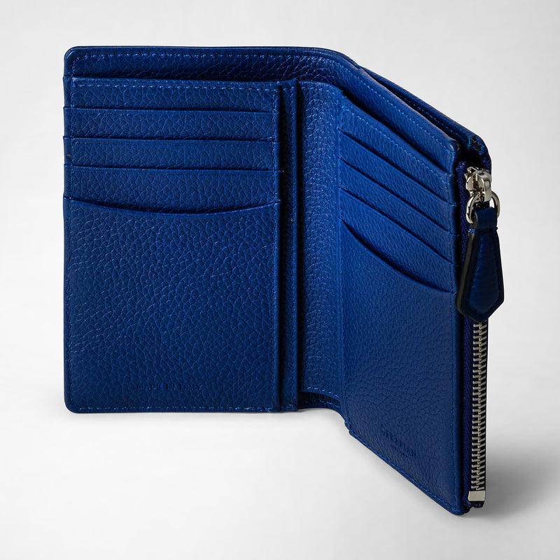 Serapian PORTAFOGLIO VERTICALE CON ZIP IN PELLE CACHEMIRE Grande vendita