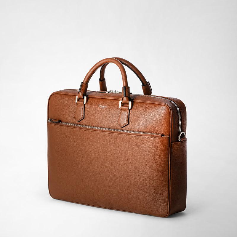 Serapian BORSA BUSINESS SLIM IN PELLE CACHEMIRE Shopping online