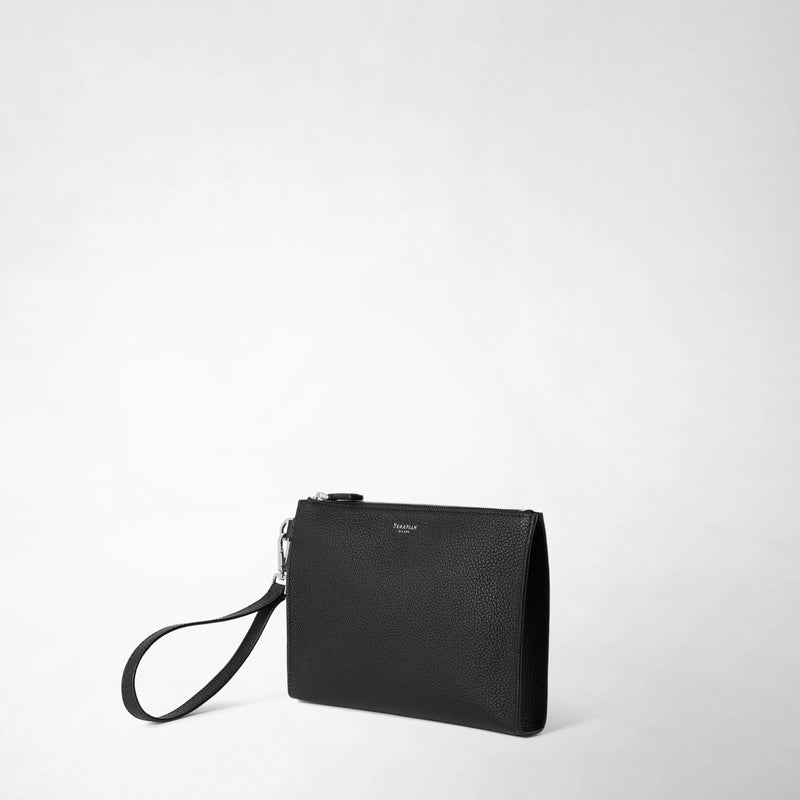 Serapian POCHETTE CON ZIP IN PELLE CACHEMIRE Online Outlet