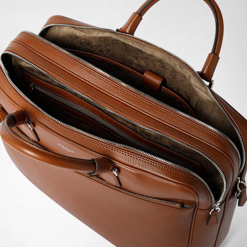 Serapian BORSA BUSINESS GRANDE IN PELLE CACHEMIRE Offerte esclusive