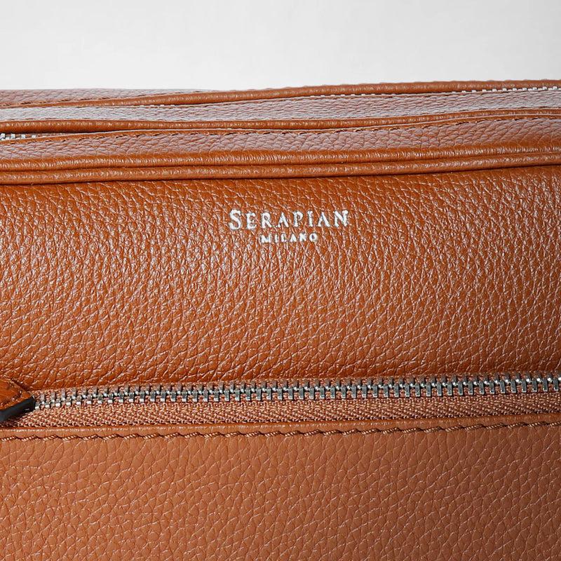 Serapian TROUSSE DA BAGNO CON DOPPIA ZIP IN PELLE CACHEMIRE Lightning offer