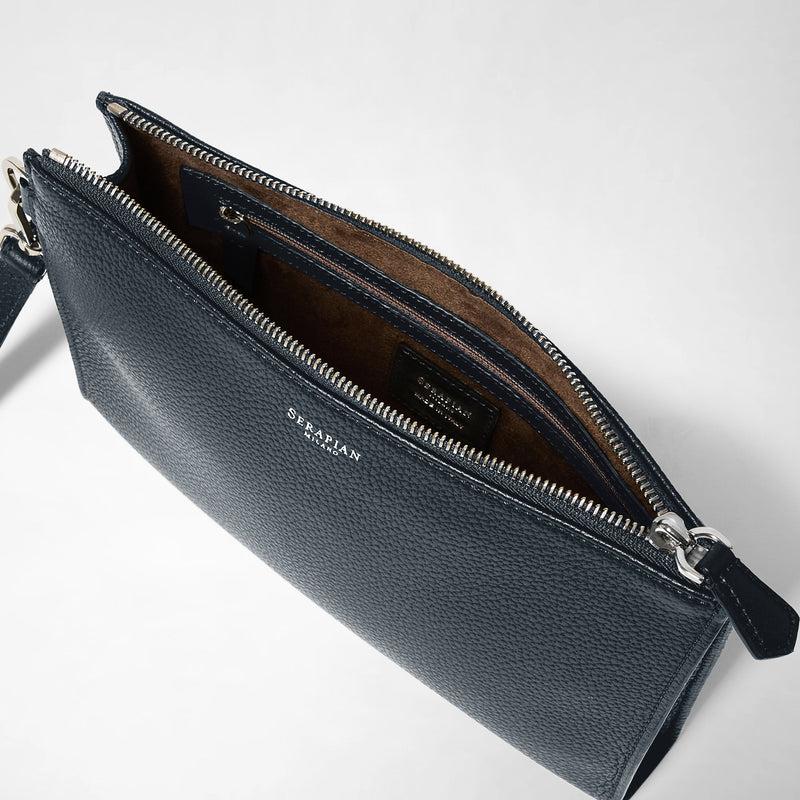Serapian POCHETTE CON ZIP IN PELLE CACHEMIRE Super Saving Price