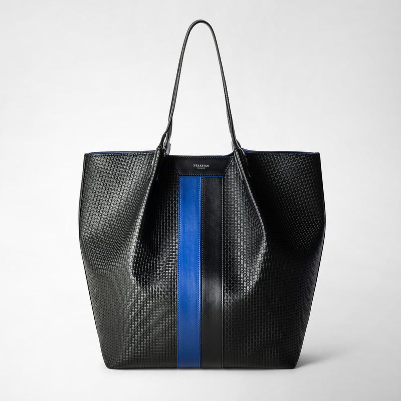 Serapian VERTICAL SECRET TOTE BAG IN STEPAN Ultimi tre giorni