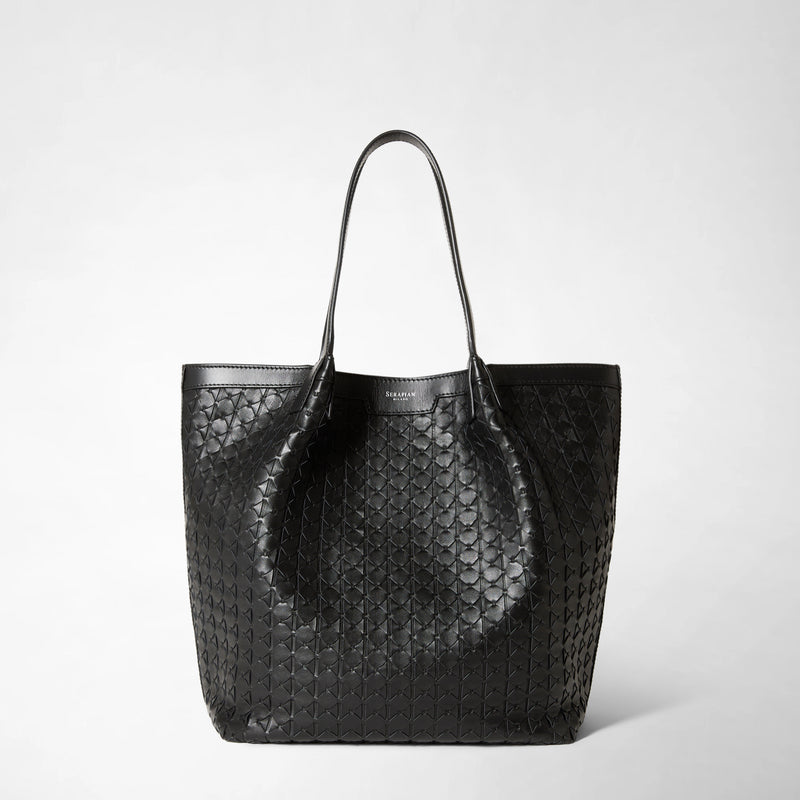 Serapian VERTICAL SECRET TOTE BAG IN MOSAICO Ultimo giorno