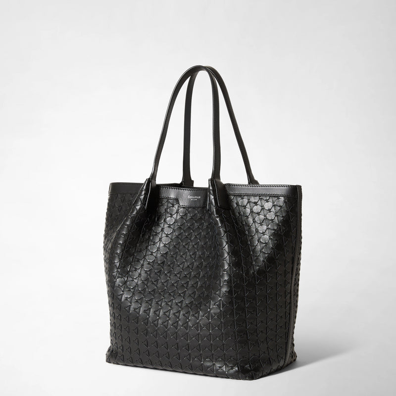 Serapian VERTICAL SECRET TOTE BAG IN MOSAICO Ultimo giorno