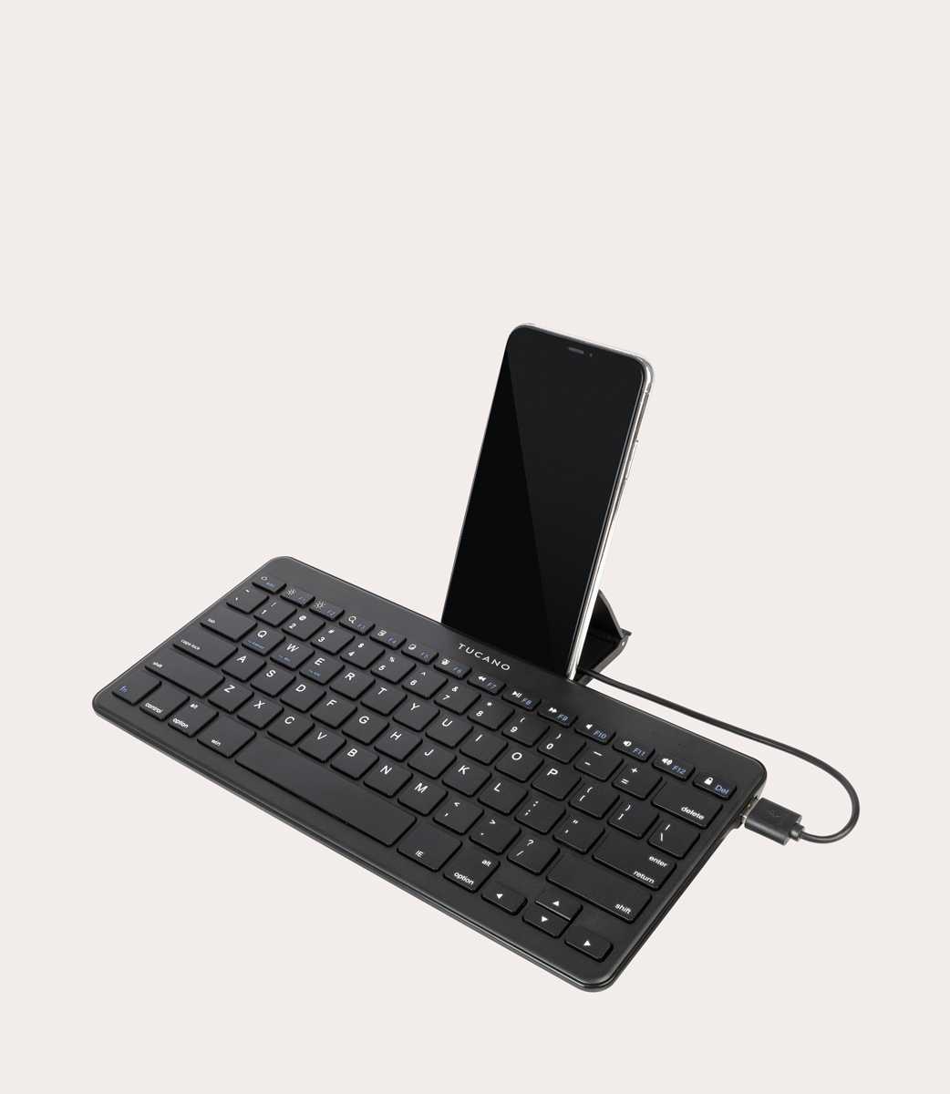 Tucano Tastiera per tablet con stand e cavo Type-C e Micro-USB Novità