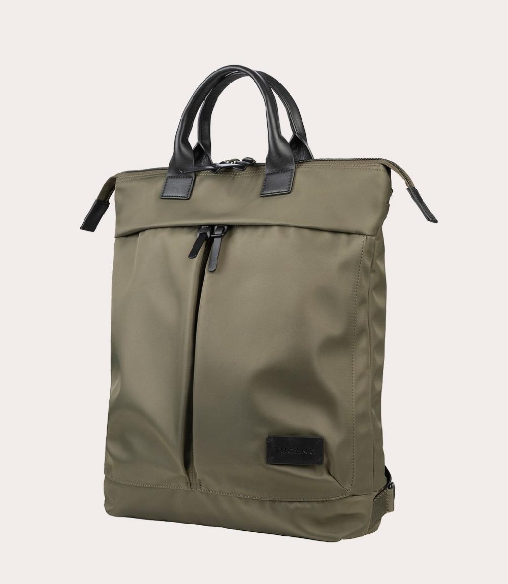Tucano Shopper zainabile con dettagli in pelle Pezzi Unici