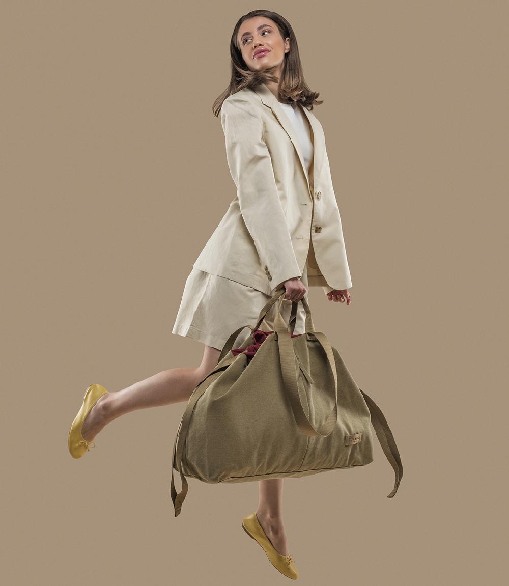 Tucano Borsa shopper in canvas misura large Italia