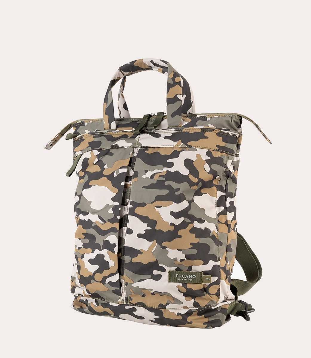 Tucano Shopper zainabile in materiale riciclato dalla plastica Soddisfazione Garantita