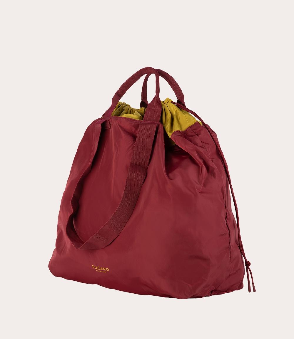 Tucano Borsa shopper pieghevole in materiale ottenuto dalla plastica riciclata Sconti VIP