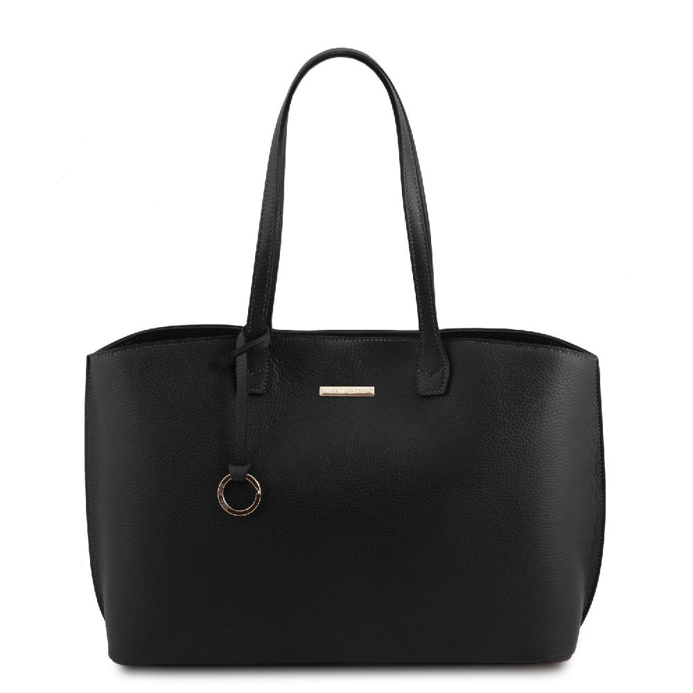 ﻿Tuscany Leather Leather Shopping bag