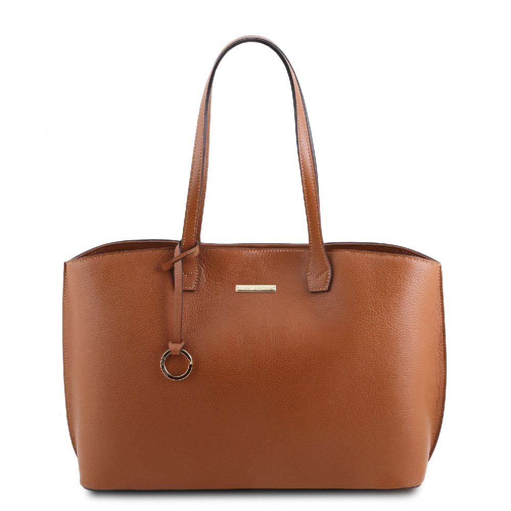 Tuscany Leather Leather Shopping bag Qualità