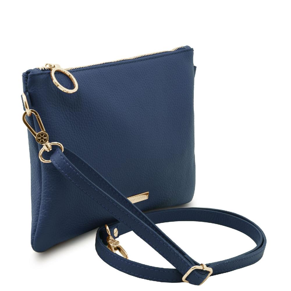 Tuscany Leather Soft Leather Clutch Vendita Economica