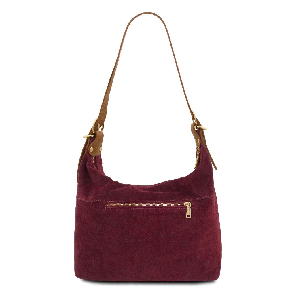 Tuscany Leather Schultertasche aus Wildleder Nuovo