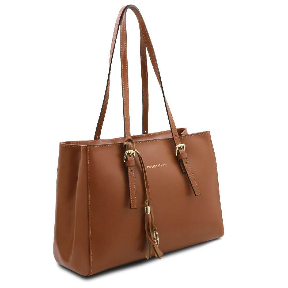 Tuscany Leather Schultertasche aus Leder Negozi Online