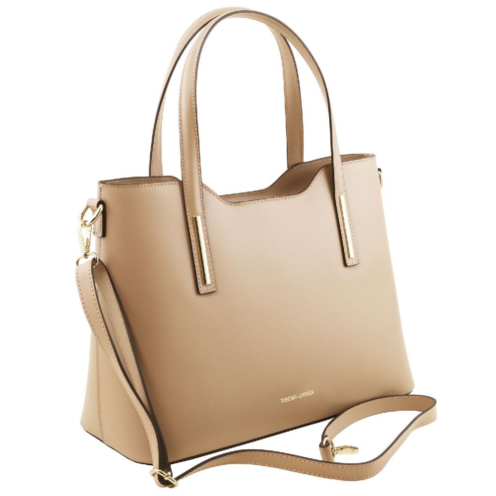 Tuscany Leather Leather Tote In Linea