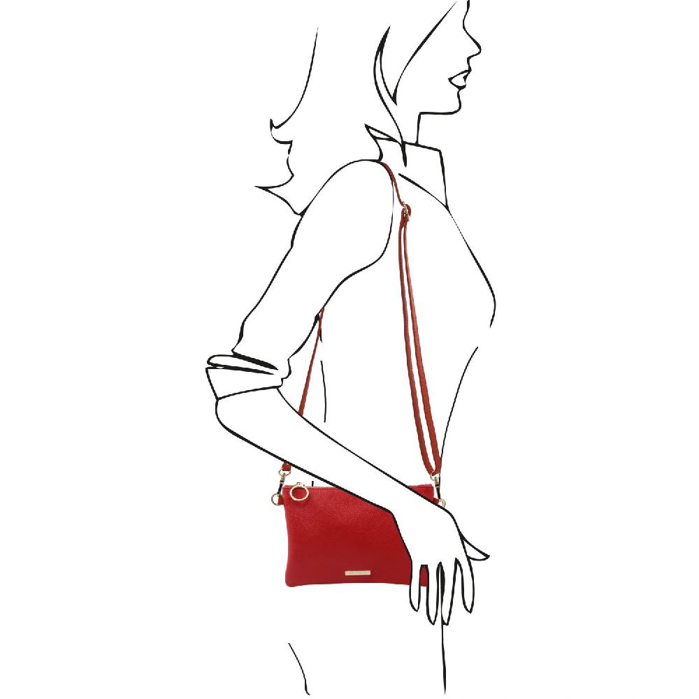 Tuscany Leather Soft Leather Clutch Pezzi Unici