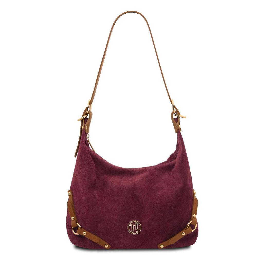 Tuscany Leather Suede Leather Shoulder bag Acquista Ora