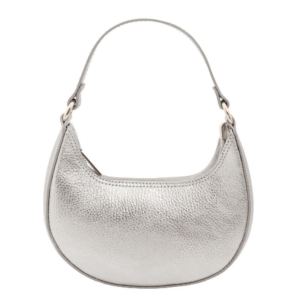 Tuscany Leather Metallic Leather Handbag With Chain Strap Promozione Limitata
