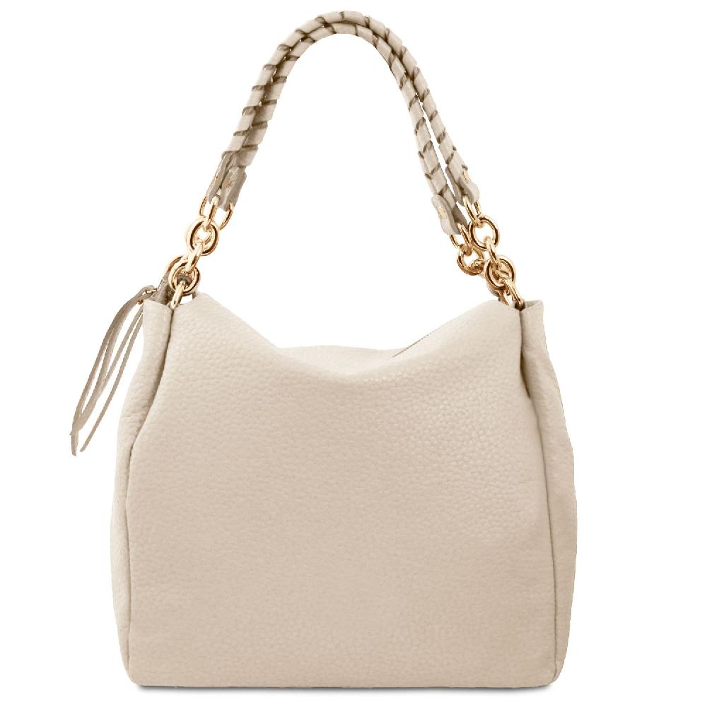 Tuscany Leather Bolso Shopping en Piel Suave Saldi Di Fabbrica