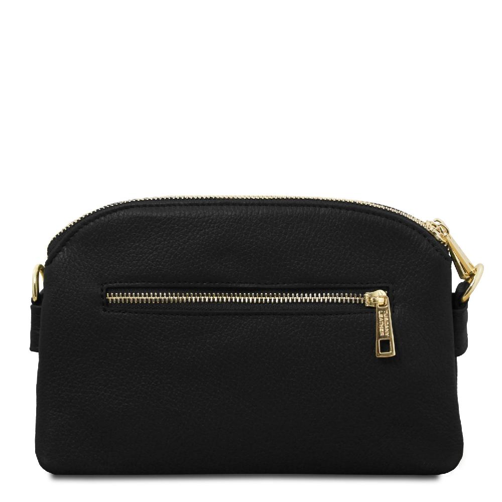 Tuscany Leather Bolso en Piel Suave con Bandolera Nuovo