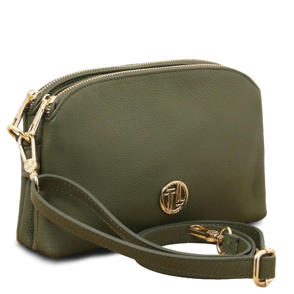 Tuscany Leather Bolso en Piel Suave con Bandolera Promozione