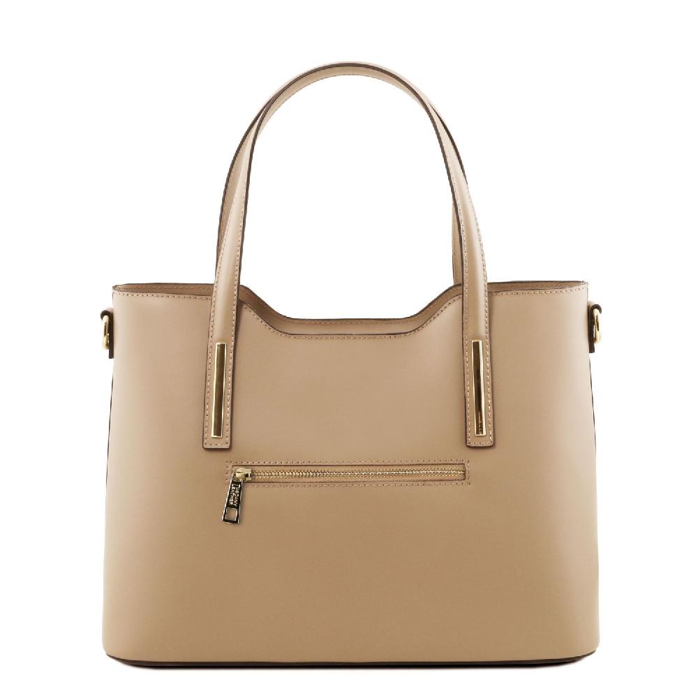 Tuscany Leather Bolso Shopping en Piel Qualità Garantita