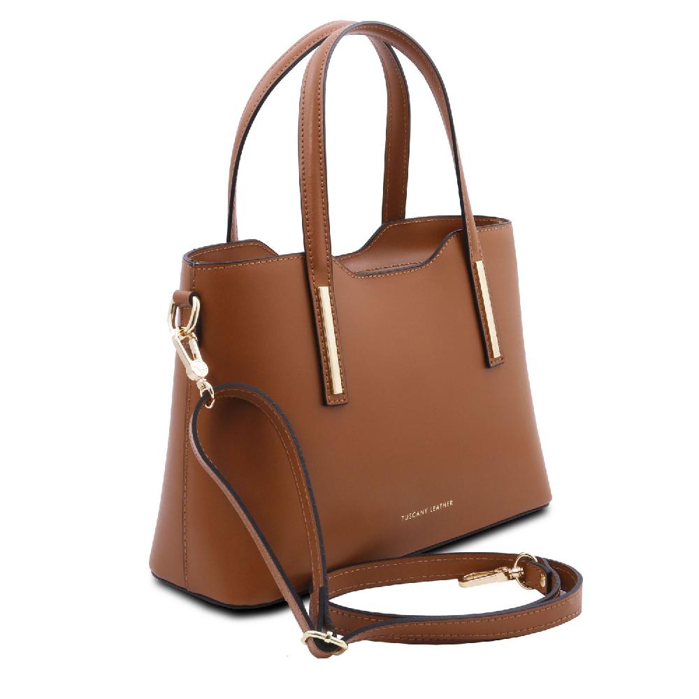 Tuscany Leather Borsa a Mano in Pelle - Misura Piccola Vendita Economica
