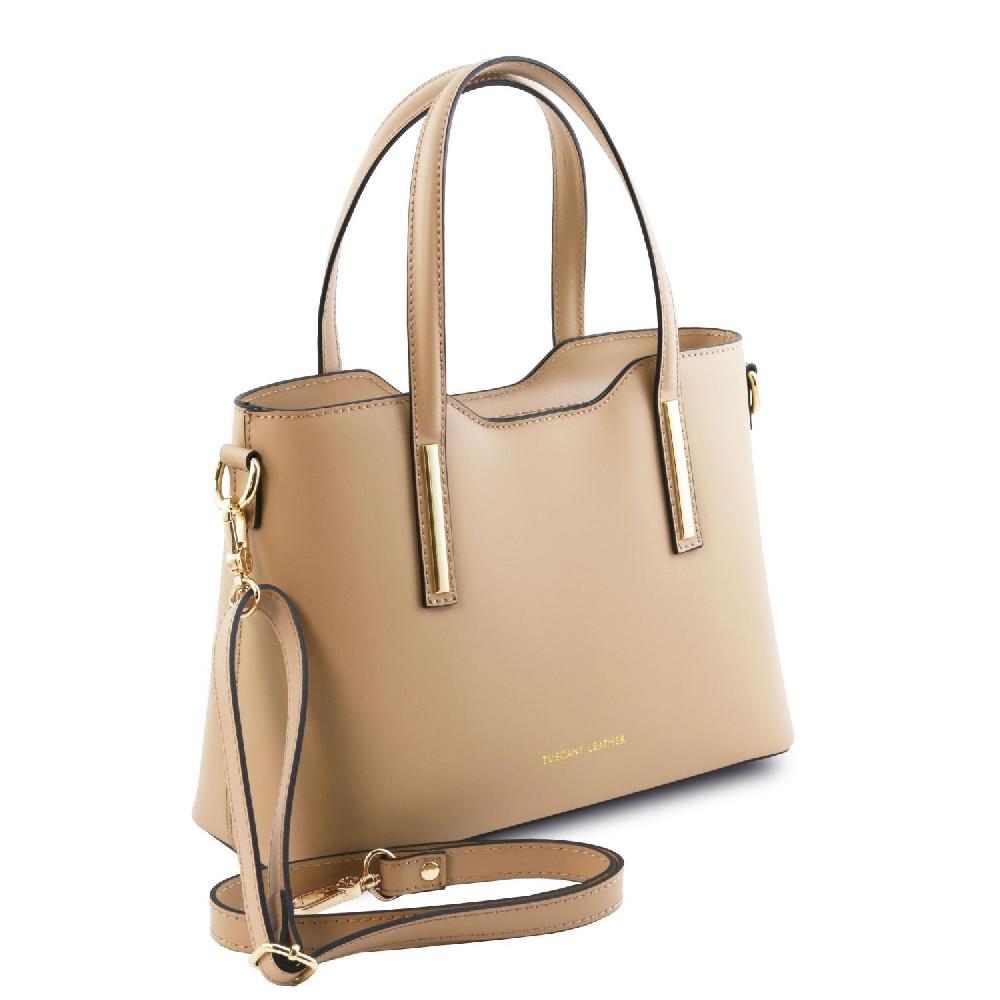 Tuscany Leather Borsa a Mano in Pelle - Misura Piccola Saldi Di Fabbrica