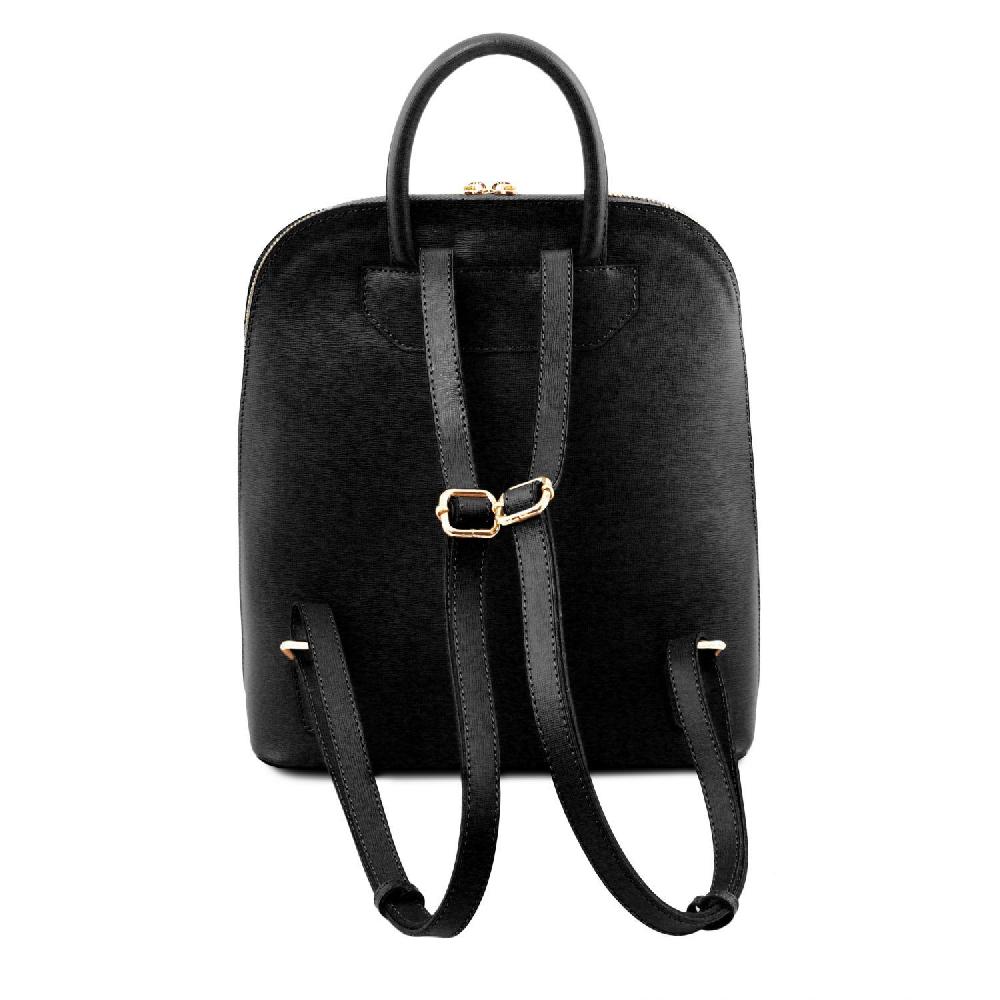 Tuscany Leather Zaino da Donna in Pelle Saffiano Grande vendita