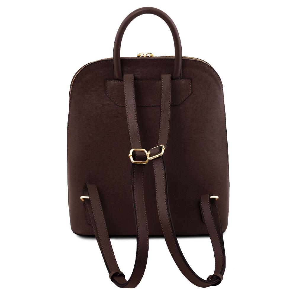 Tuscany Leather Zaino da Donna in Pelle Saffiano Flash Sale