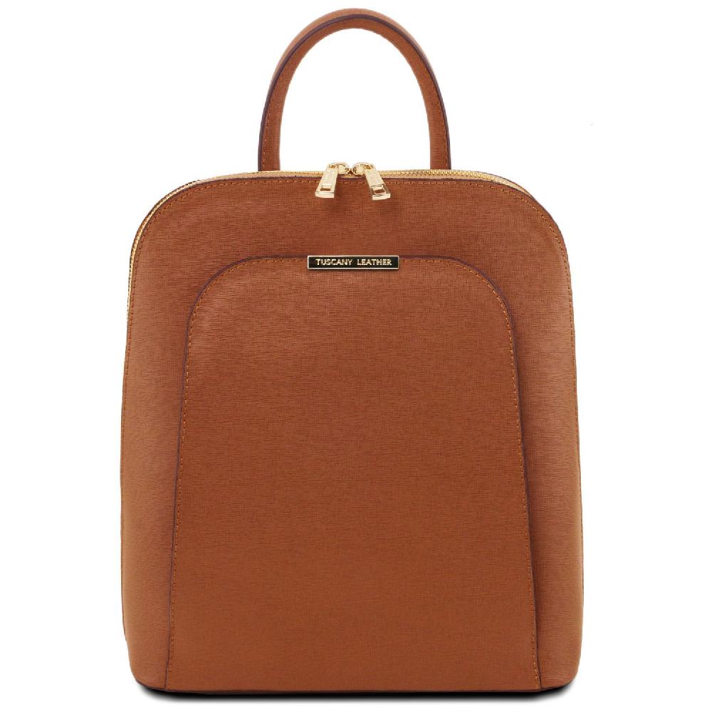 Tuscany Leather Zaino da Donna in Pelle Saffiano Fornitura limitata