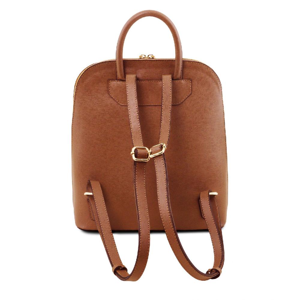Tuscany Leather Zaino da Donna in Pelle Saffiano Fornitura limitata