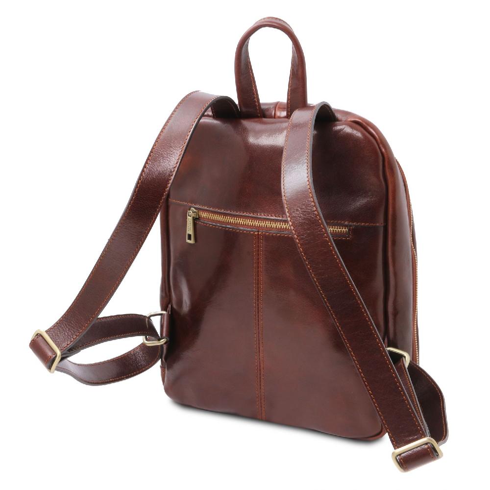 Tuscany Leather Zaino in Pelle 2 Scomparti Offerta per la Festa della Mamma