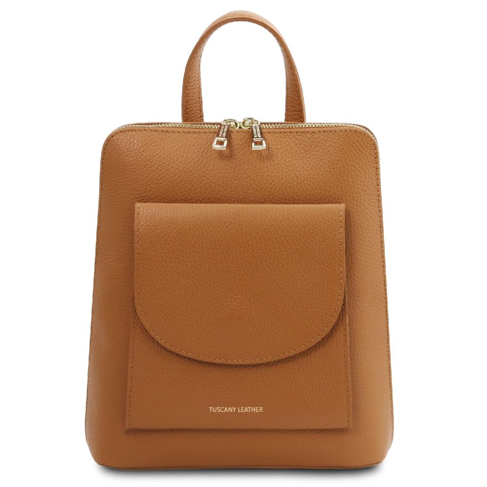 Tuscany Leather Zaino Piccolo da Donna in Pelle Smaltimento dello stoccaggio