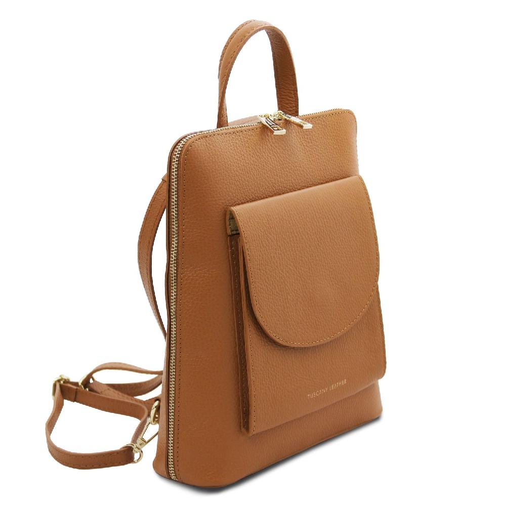 Tuscany Leather Zaino Piccolo da Donna in Pelle Smaltimento dello stoccaggio
