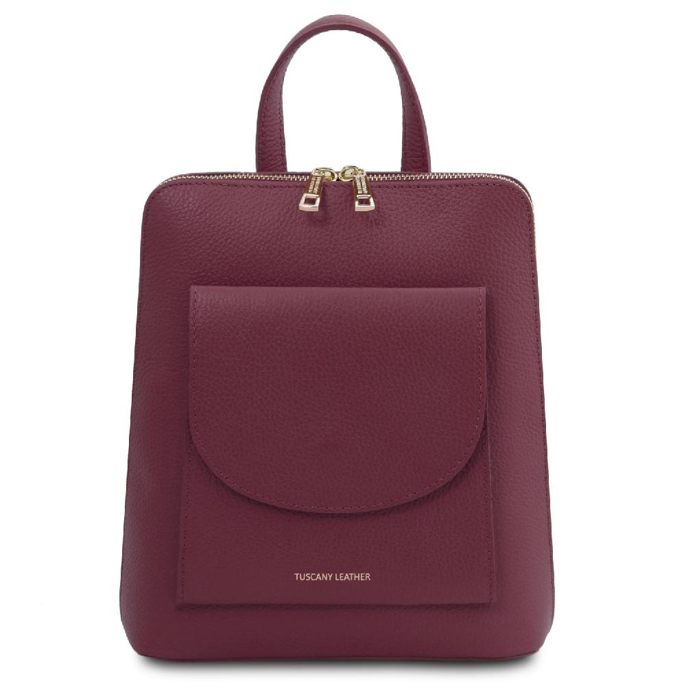 Tuscany Leather Zaino Piccolo da Donna in Pelle Vendita calda