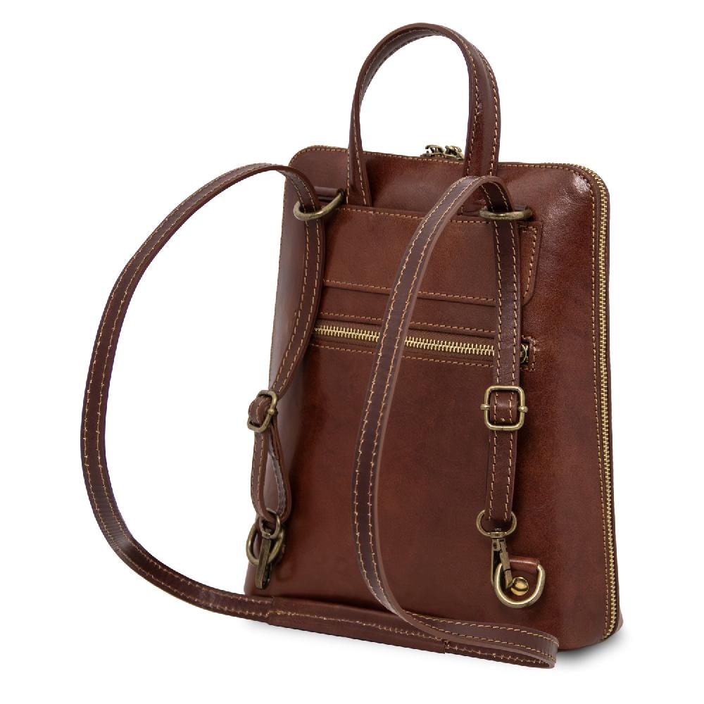Tuscany Leather Zaino Piccolo da Donna in Pelle Grandi sconti