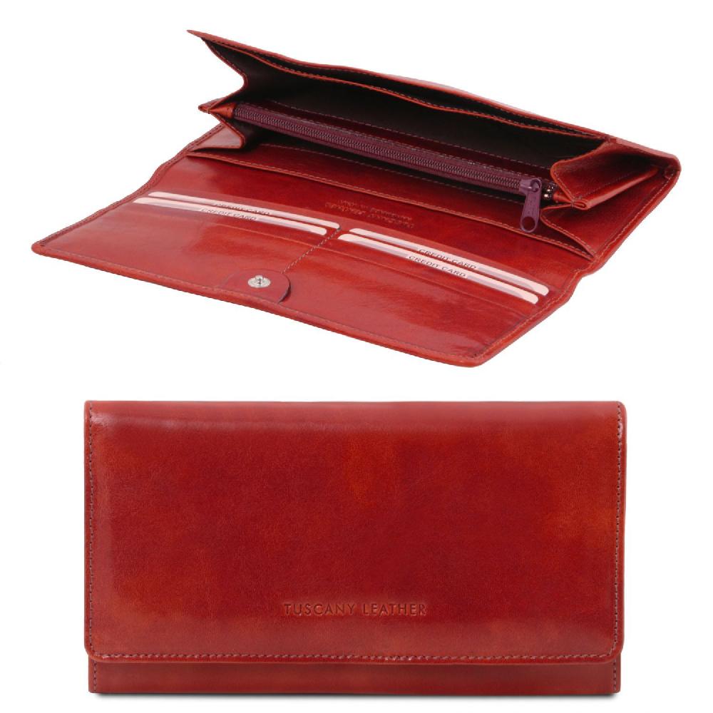 Tuscany Leather Esclusivo Portafoglio da Donna in Pelle Esporta salva