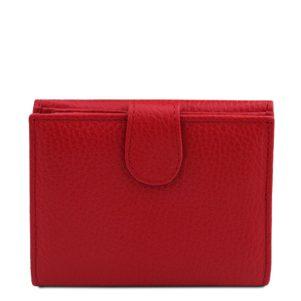 Tuscany Leather Esclusivo Portafoglio da Donna 3 Ante con Portaspiccioli in Pelle 50% di sconto per tempo limitato