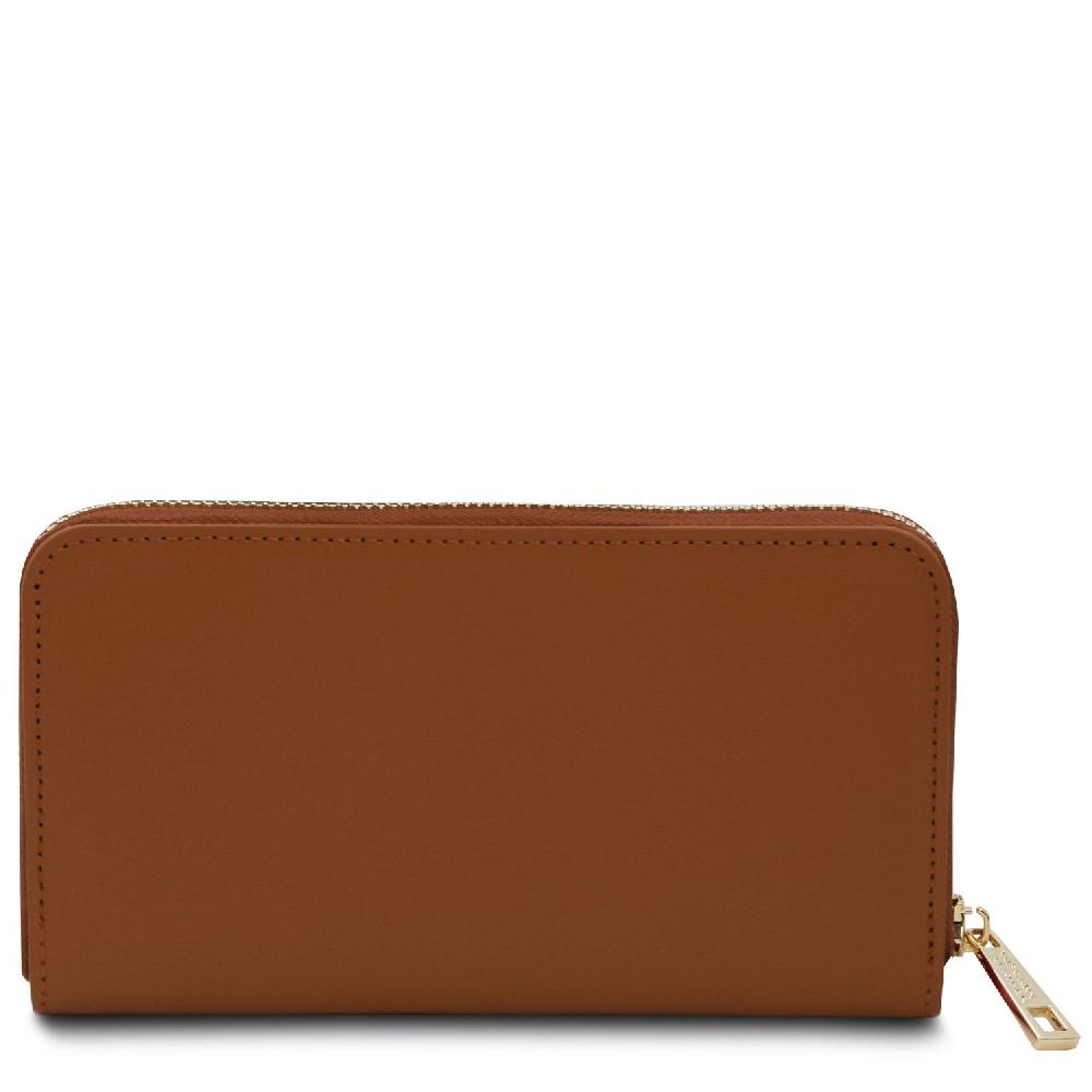 Tuscany Leather Esclusivo Portafogli in Pelle zip Around Italy