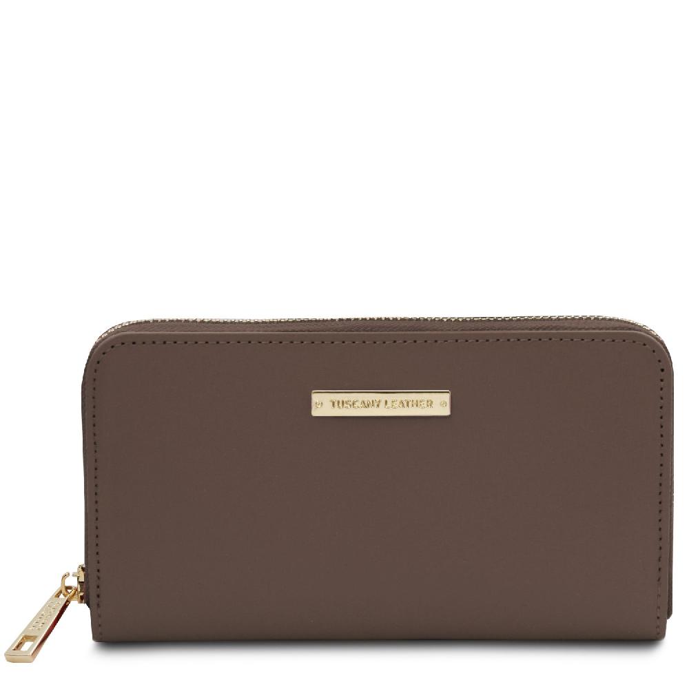 Tuscany Leather Esclusivo Portafogli in Pelle zip Around Italia
